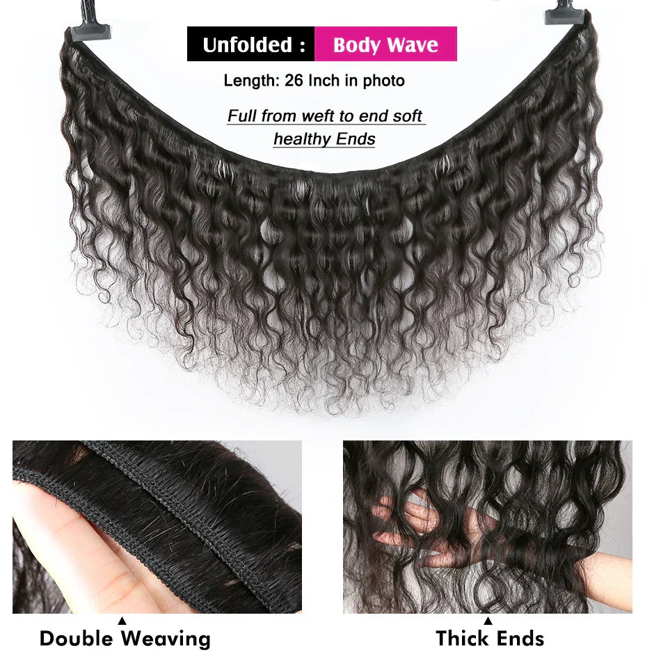 Body Wave Bundles Remy Hair Bundles Weave Peruvian