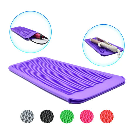 Silicone Heat Resistant Insulation Mat Pouch For Curling