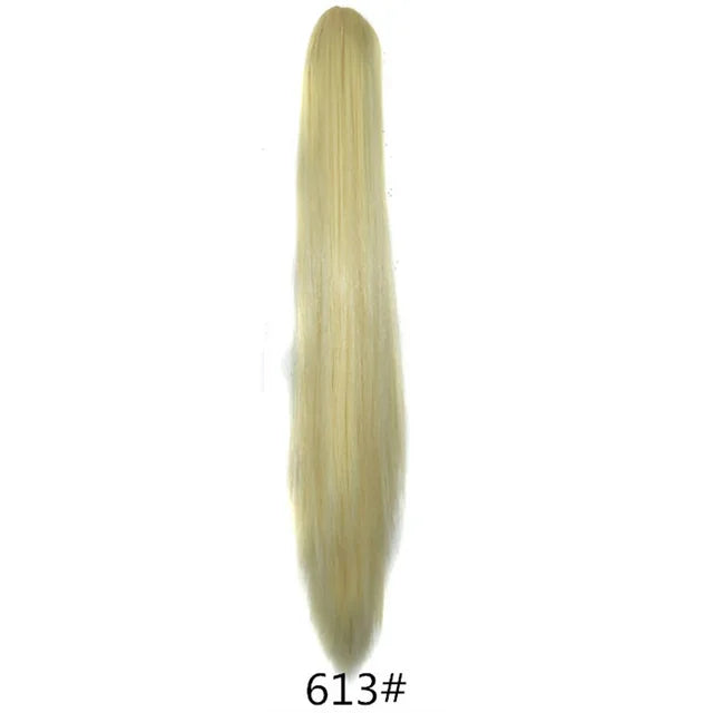 Claw Clip On Ponytail Hair Extension Synthetic Ponytail