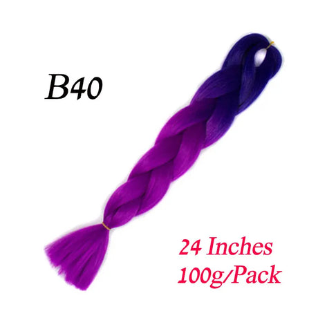 Synthetic Jumbo Braiding Hair Extension " Heat Resistant