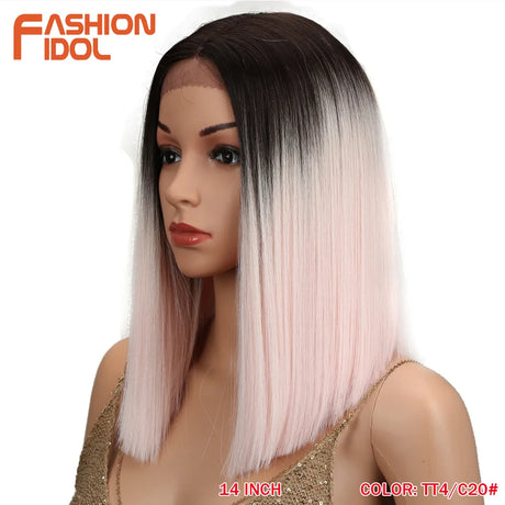 Fashion Idol Bob Wigs Straight Hair Lace Wigs