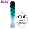 24inch Ombre Hair For Braids 5Pcs Box