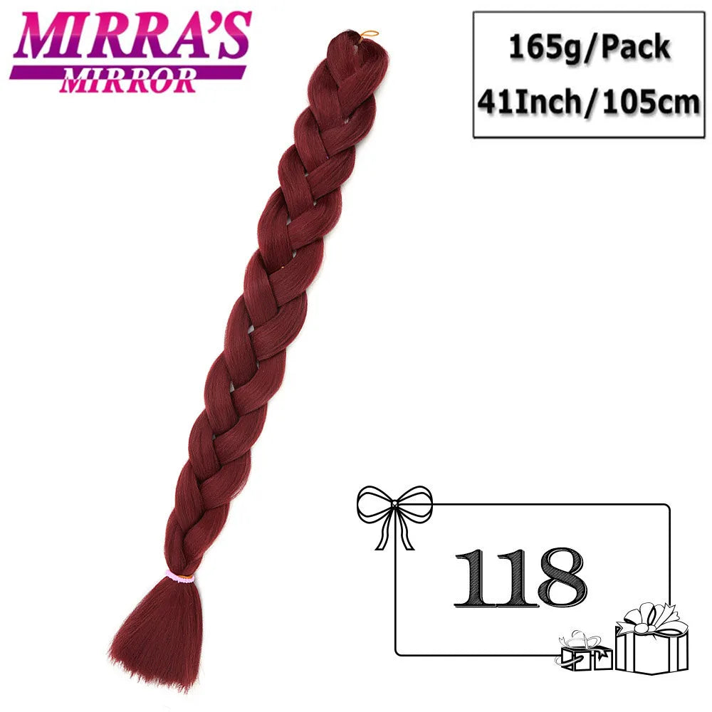 82 Inch Jumbo Box Braids Ombre Hair Extensions