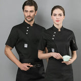 Long Sleeve Chef Clothes Uniform Restaurant Kitchen Cooking