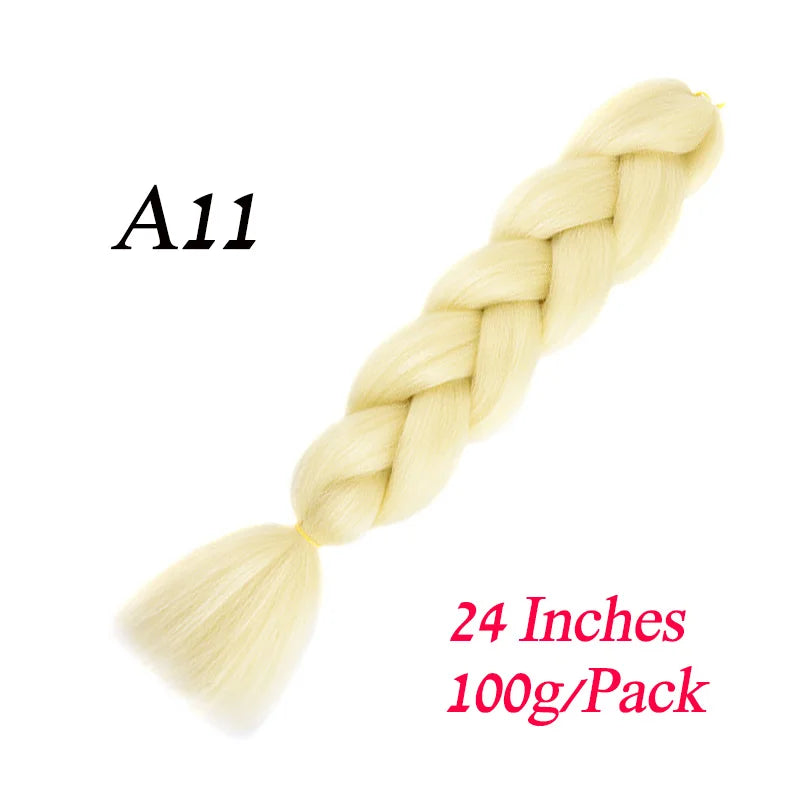 Synthetic Jumbo Braiding Hair Extension " Heat Resistant