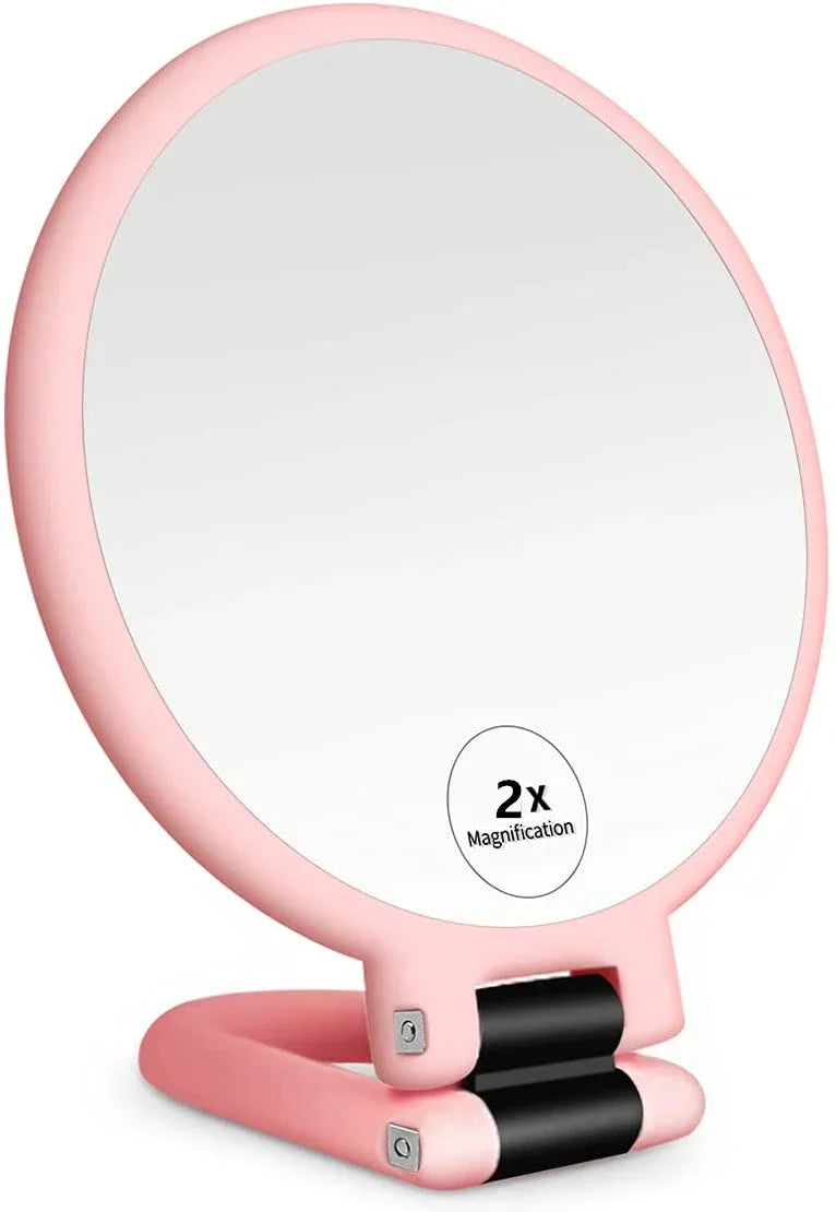 Travel Folding Hand Held Mirror