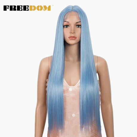 Freedom Synthetic Lace Front Wig Long Straight Wigs