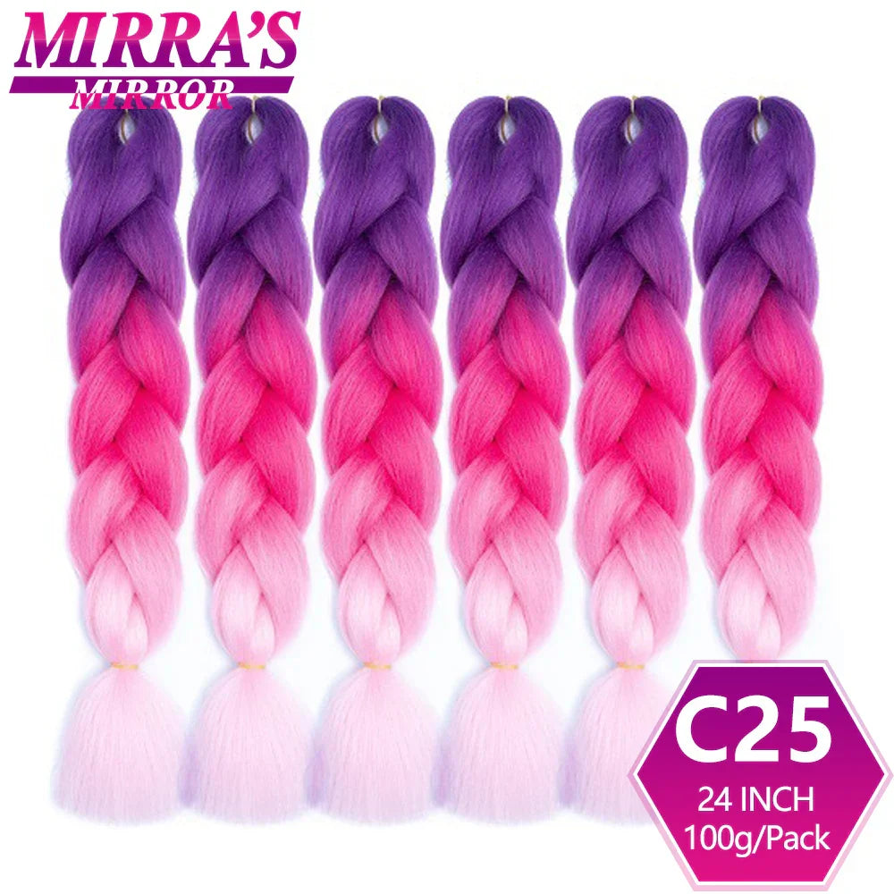 Bundles Jumbo Braiding Hair Extensions Synthetic Hair Braids