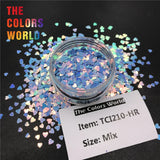 Heart-Shaped Nail Glitter Mix