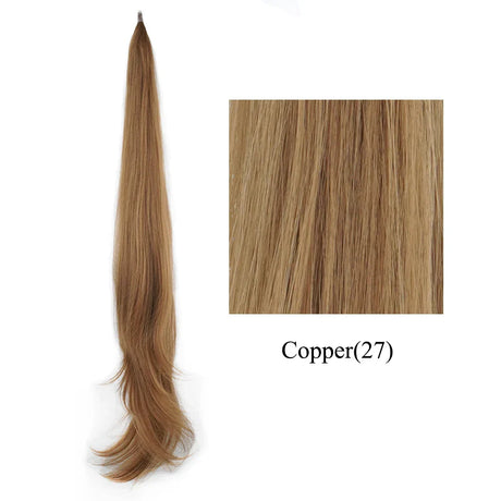 Soowee Long Synthetic Hair Extension Blonde Wrap Pony