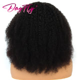 Afro Kinky Curly Wig Human Hair Mongolian Curly