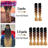 Bundles Jumbo Braiding Hair Extensions Synthetic Hair Braids