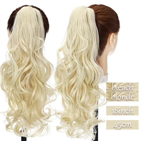 S-Noilite Synthetic Long Wavy Fake Ponytail Extension Hair