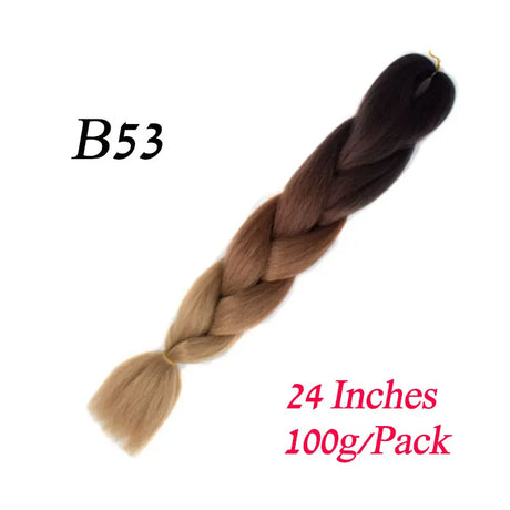 Synthetic Jumbo Braiding Hair Extension " Heat Resistant