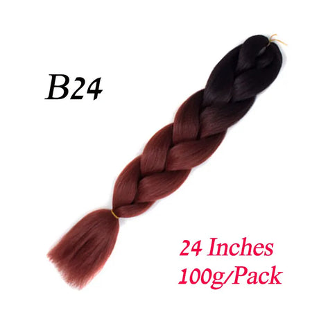 Synthetic Jumbo Braiding Hair Extension " Heat Resistant