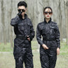 Black Military Uniform Men Tactical Hunting Clothes Camouflage