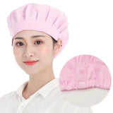 Cute Elastic Kitchen Work Hats Restaurant Breathable Chefs