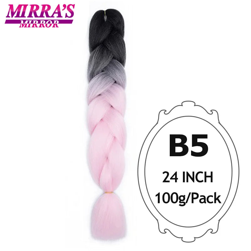 24inch Ombre Hair For Braids 5Pcs Box