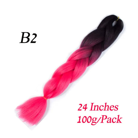 Synthetic Jumbo Braiding Hair Extension " Heat Resistant