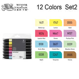 Winsor&Newton Colors Promarkers Alcohol Base Ink Twin