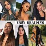 Alororo Ombre Pre Stretched Braiding Hair Synthetic Hair