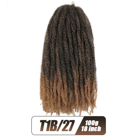 Synthetic Afro Kinky Marley Braids Hair Soft Jumbo