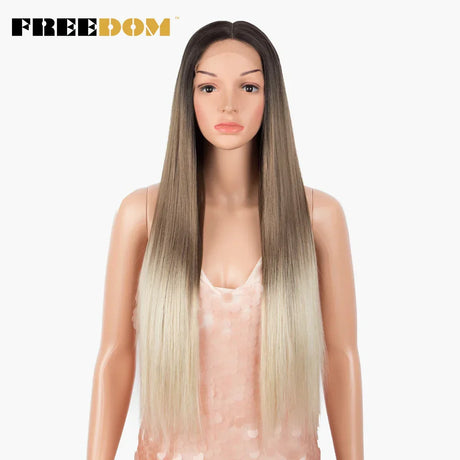 Freedom Synthetic Lace Front Wig Long Straight Wigs