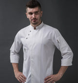 Long Sleeve Chef Clothes Uniform Restaurant Kitchen Cooking