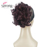 Strongbeauty Silver Short Natural Wave Ponytail Hair Extension