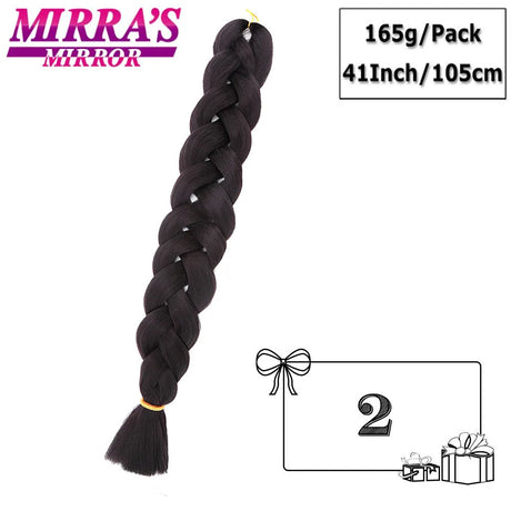 82 Inch Jumbo Box Braids Ombre Hair Extensions