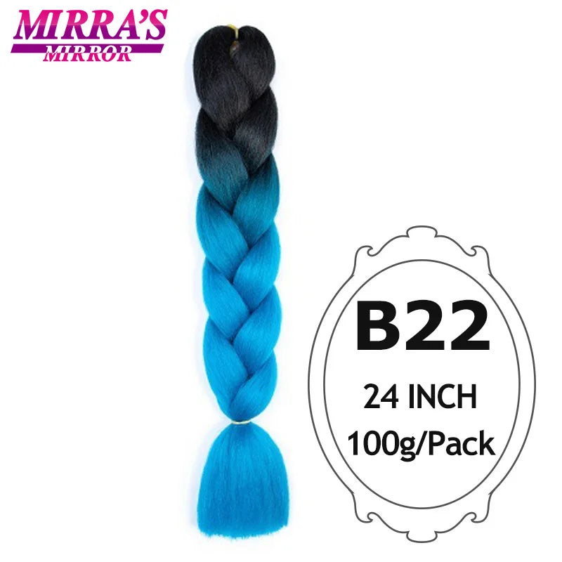 24inch Ombre Hair For Braids 5Pcs Box