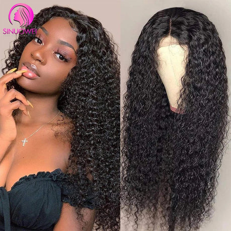 Transparent Lace Frontal Wig Kinky Curly Remy