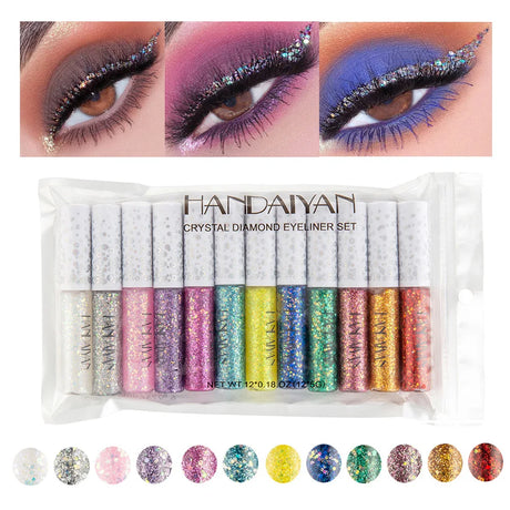 Handaiyan Makeup Series Eyeshadow Cream Matte Glitter