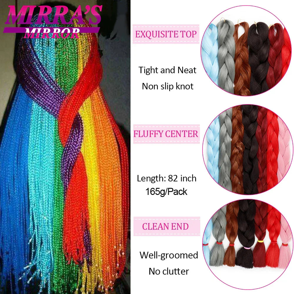 Mirra'S Mirror Packs Long Braiding Hair Jumbo Braid