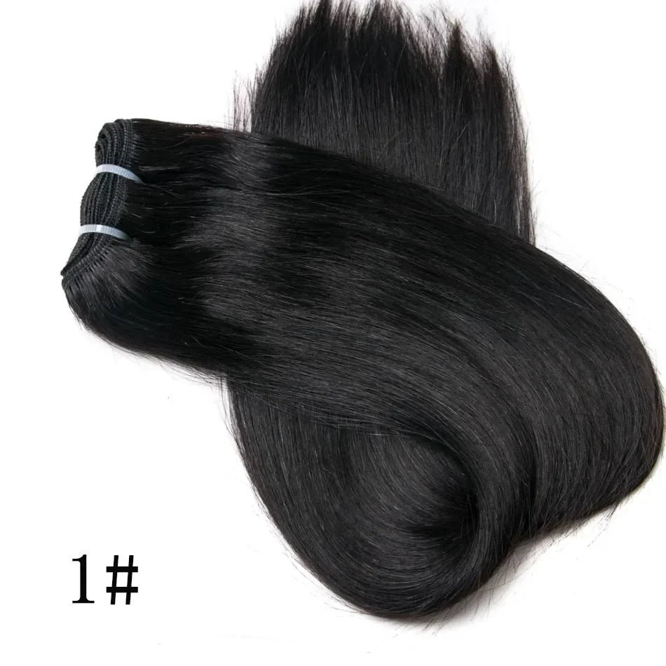 Straight Blonde Human Hair Weave Brazilian Remy Human