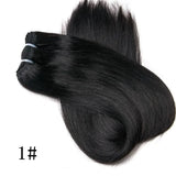 Straight Blonde Human Hair Weave Brazilian Remy Human