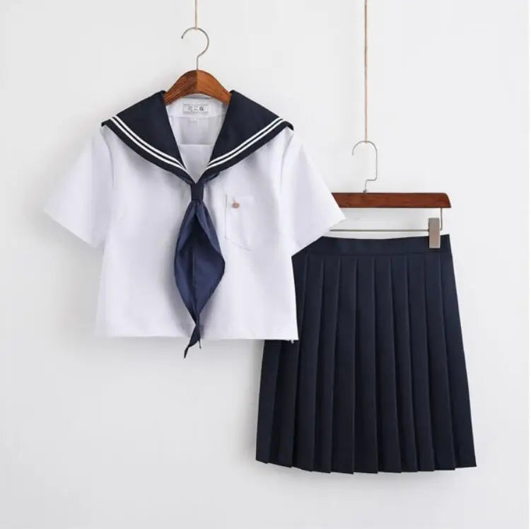 Japanese/Korean Sailor Suit Cosplay Costumes School Uniforms Cute