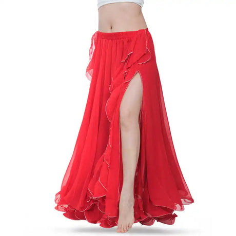 Royal Blue Belly Dance Skirts Oriental Double High