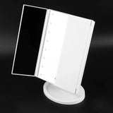 Portable Three Folding Table Led Lamp Luminous Makeup