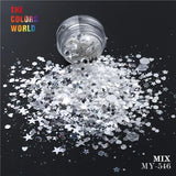 Mix Shape Mix Nail Glitter For Nail