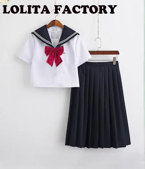 Japanese/Korean Sailor Suit Cosplay Costumes School Uniforms Cute