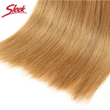 Sleek Honey Blonde Color Mink Brazilian Natural Remy