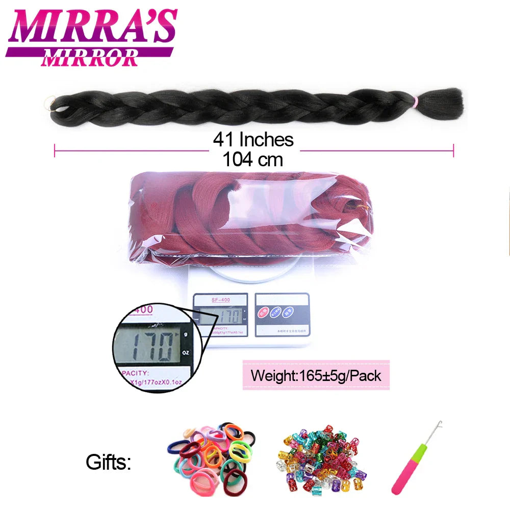 Mirra'S Mirror Packs Long Braiding Hair Jumbo Braid