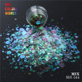 Mix Shape Mix Nail Glitter For Nail