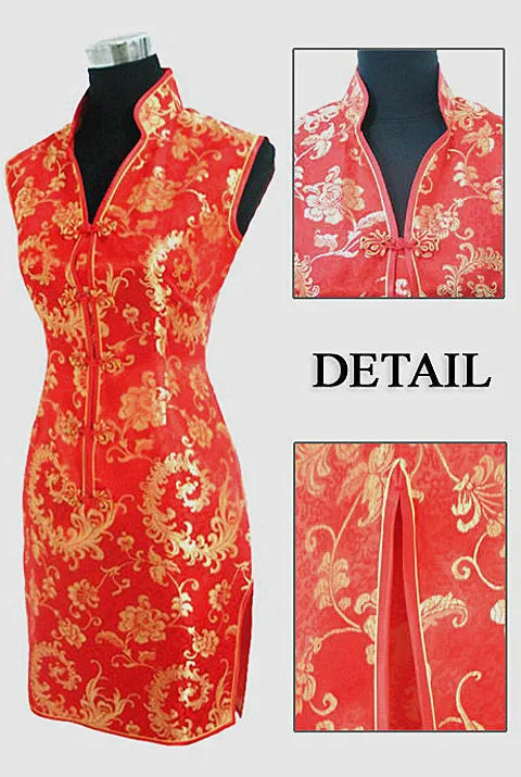 Promotion Purple Traditional Chinese Lady Silk Cheongsam Qipao