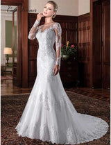 Illusion America Europe Mermaid Wedding Dress New Design