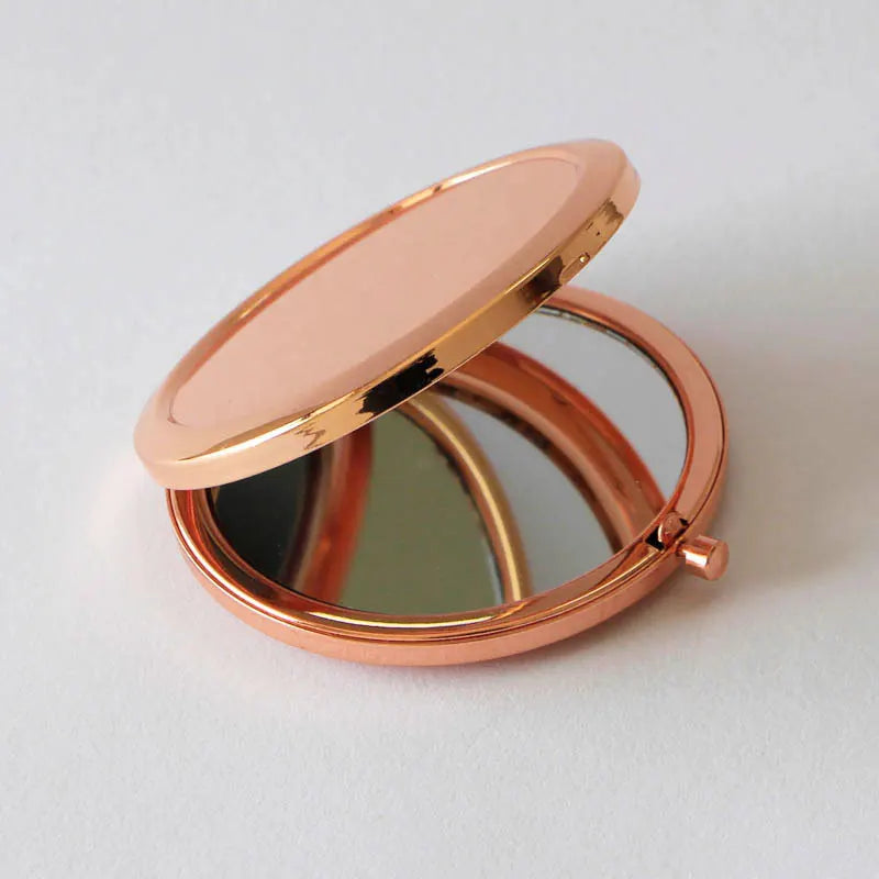 High Quality Plain Rose Gold Double Sided Travel