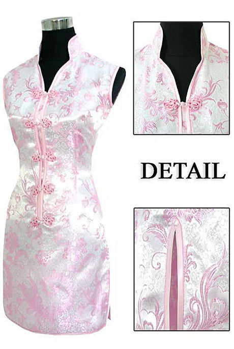 Promotion Purple Traditional Chinese Lady Silk Cheongsam Qipao