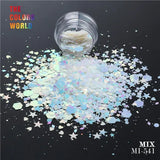 Mix Shape Mix Nail Glitter For Nail