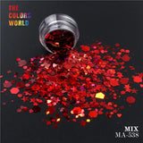 Mix Shape Mix Nail Glitter For Nail